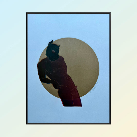 “Breathless Pup - No 2”. 11x15 Art. Unmatted.