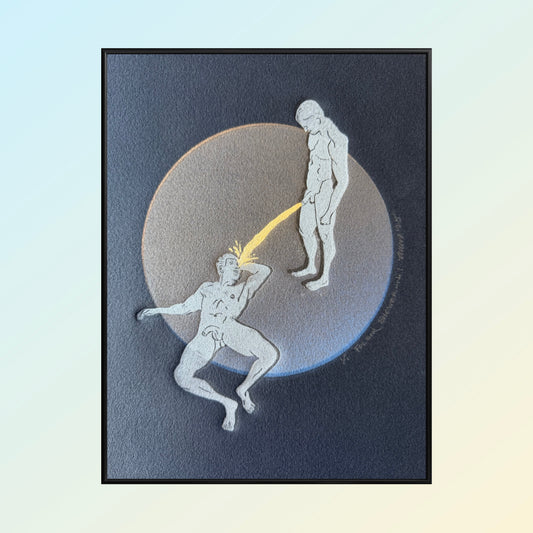 “Folsom Shower - No 1”. 8x10 Art. Unmatted.