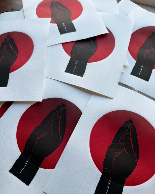 "Chef's Kiss - No. 2". 8x10 Art. Unmatted.