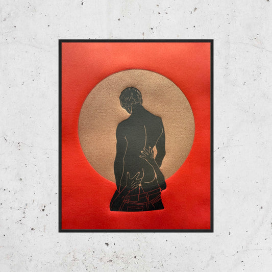 "Boys Will Be Boys - No. 3". 8x10 Art. Unmatted.