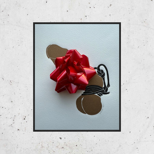 "Golden & Bound". 8x10 Art. Unmatted.