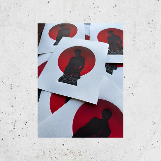 "Boys Will Be Boys - No. 4". 8x10 Art. Unmatted.