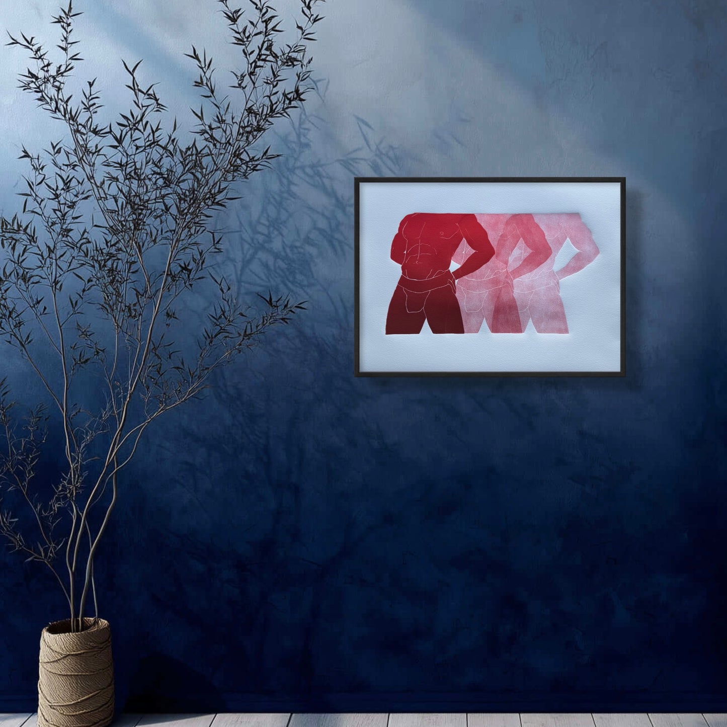 "Stretches of Desire - No. 1". 11x15 Art. Unmatted.