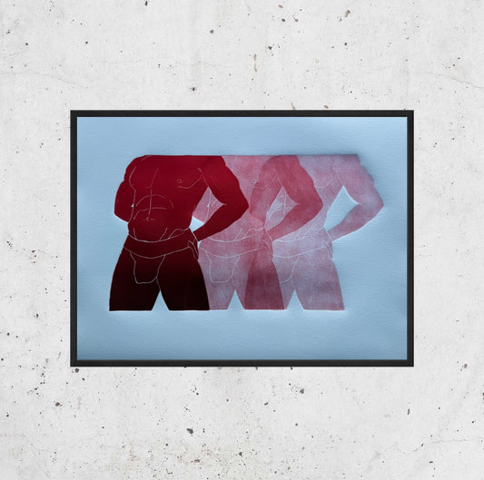 "Stretches of Desire - No. 2". 11x15 Art. Unmatted.